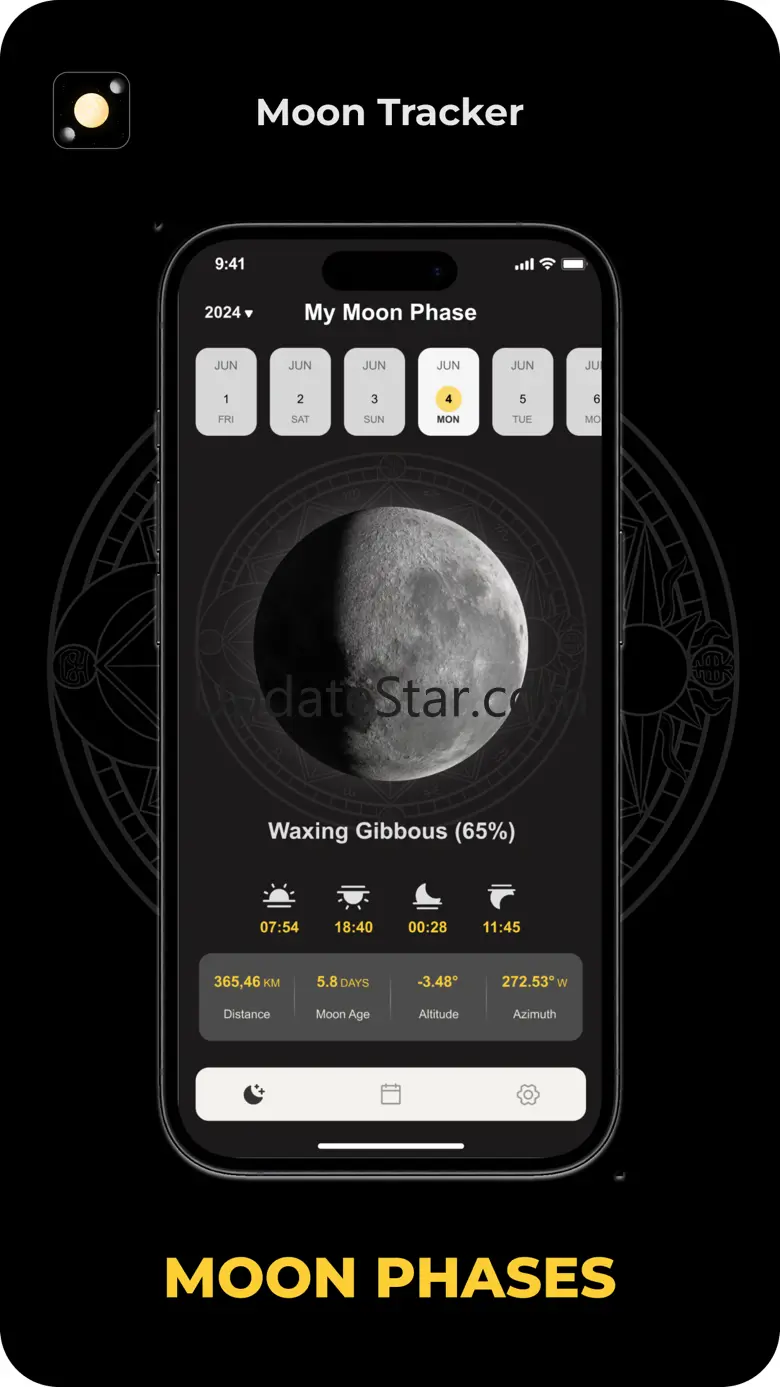 Moon phase ～ moon calendar 1.6