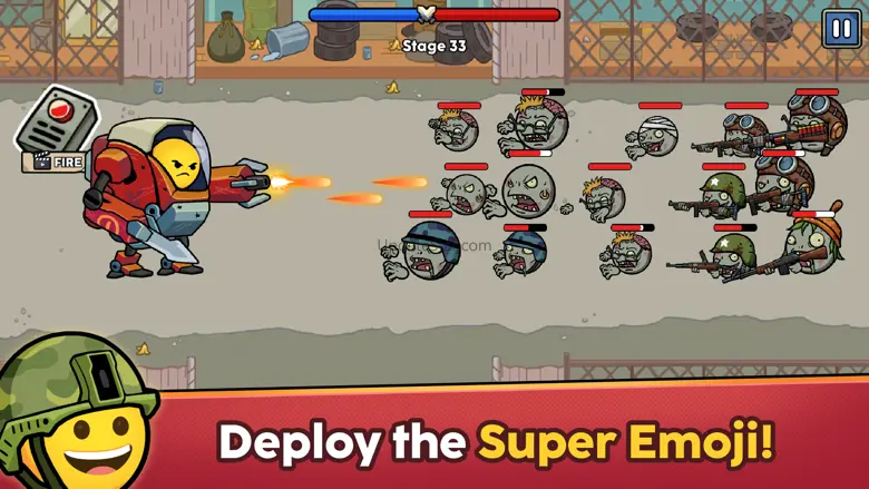Emoji vs Zombie Merge Battle 8.2