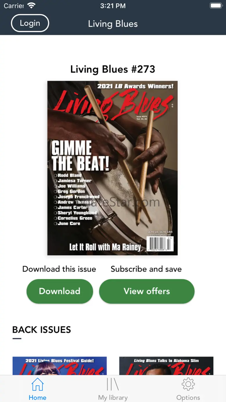 LIVING BLUES MAGAZINE 6.5.5