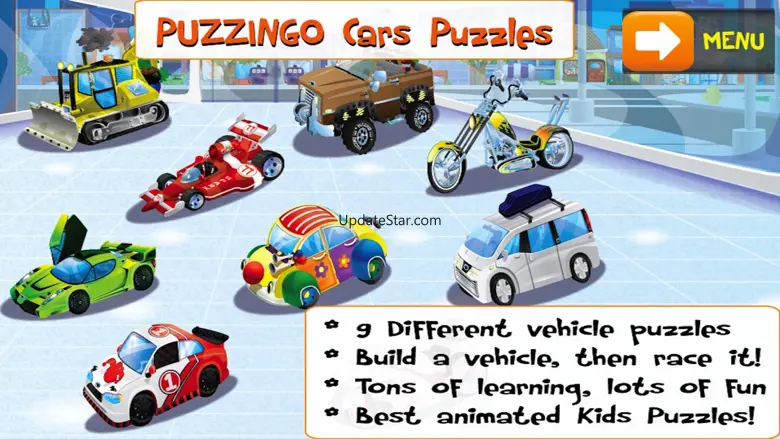 PUZZINGO Cars Puzzles Games 7.03