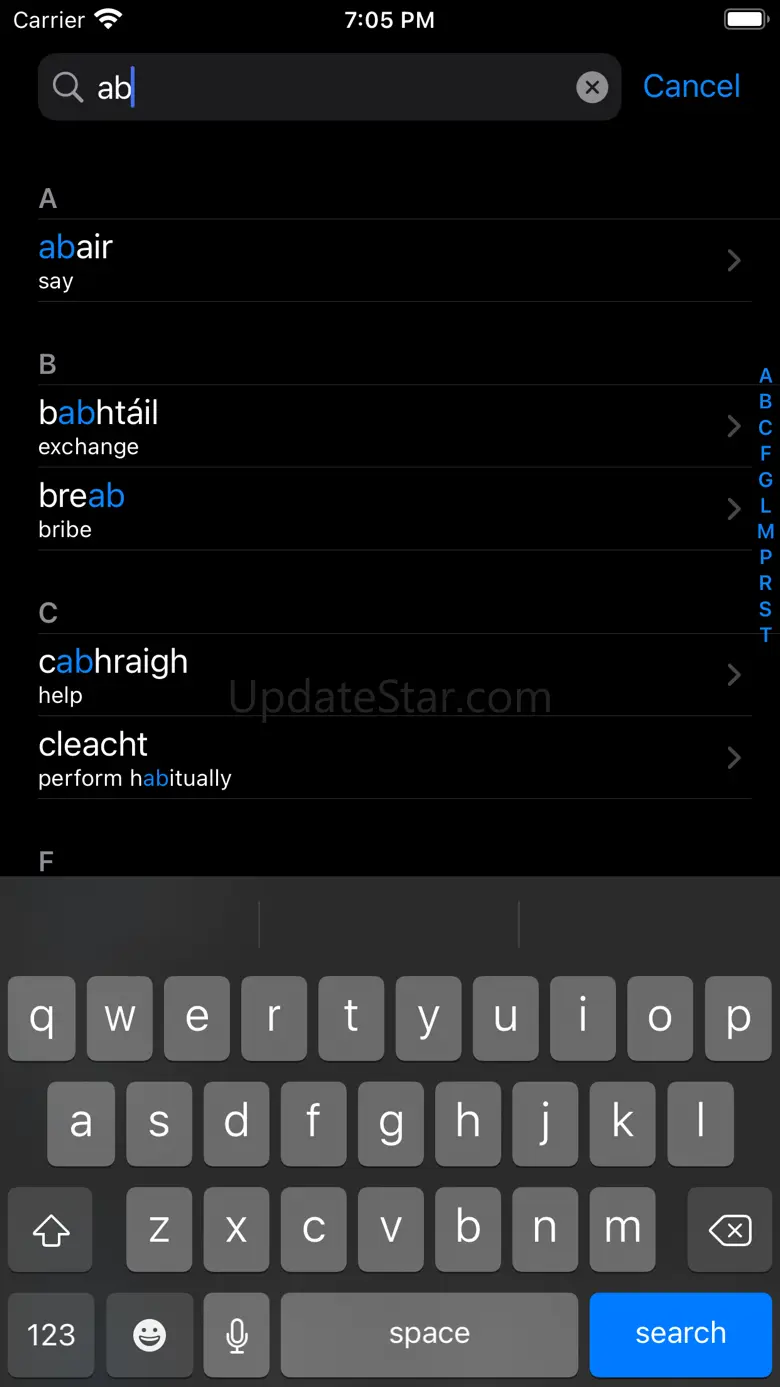 Briathra - Irish Verbs 5.4