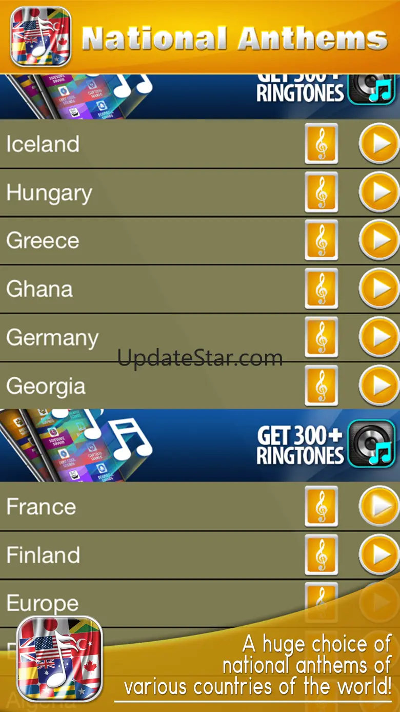 National Anthem.s – Best Ringtone.s and Sound.s 2.1