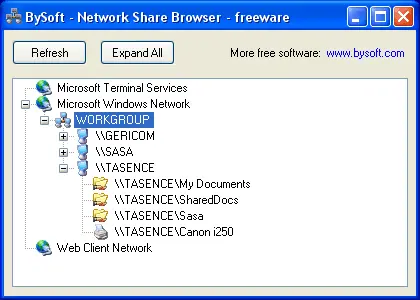 BySoft Network Share Browser 1.1.5.197