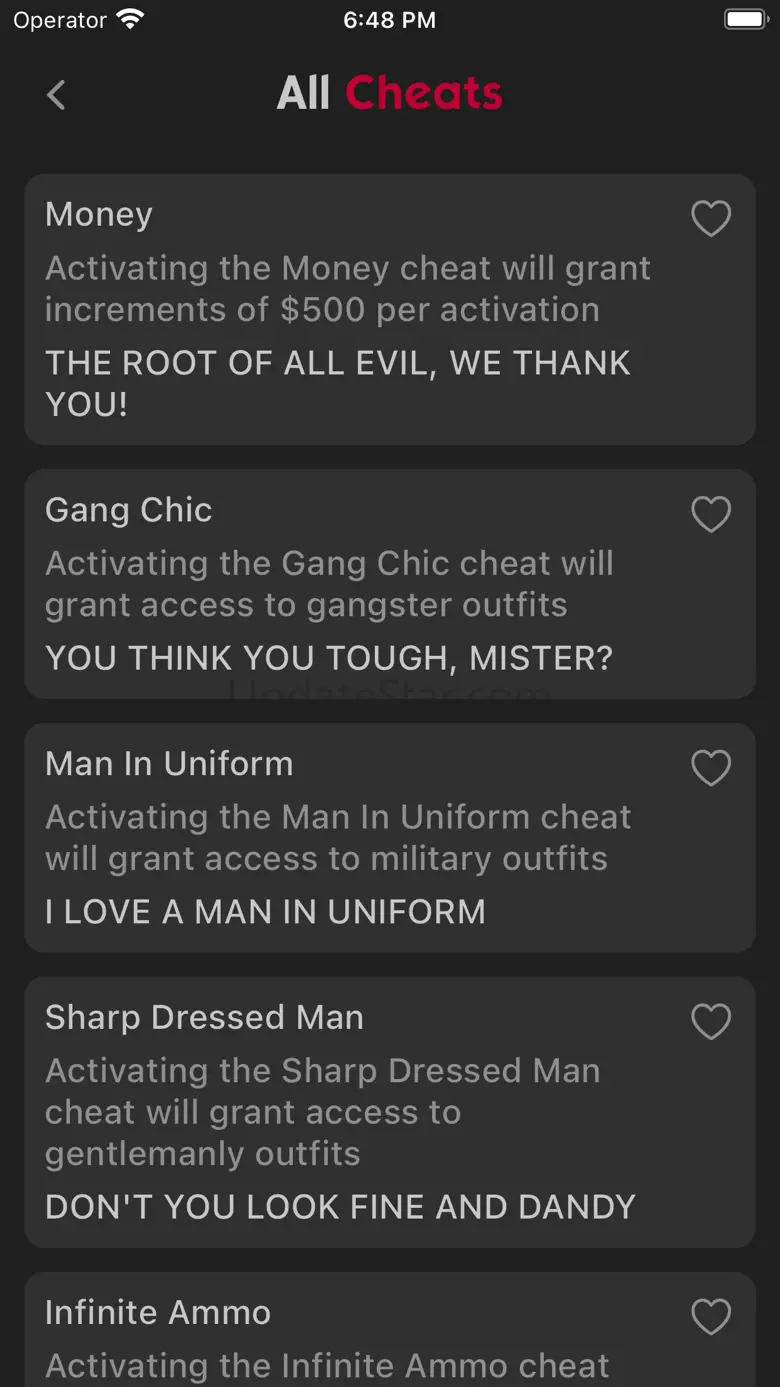 All Cheats for RDR 1.0