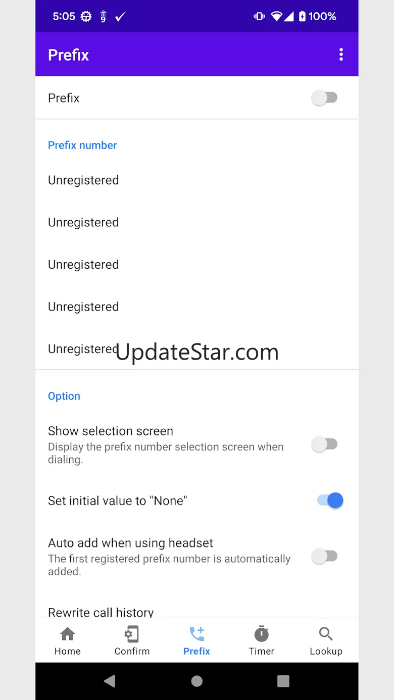 Outgoing Call Confirm 10.5