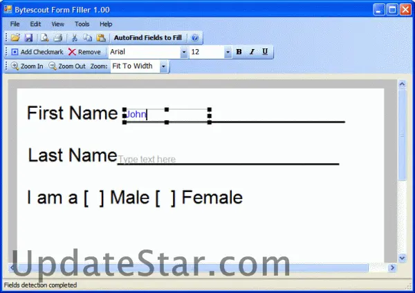 Bytescout Form Filler 1.30
