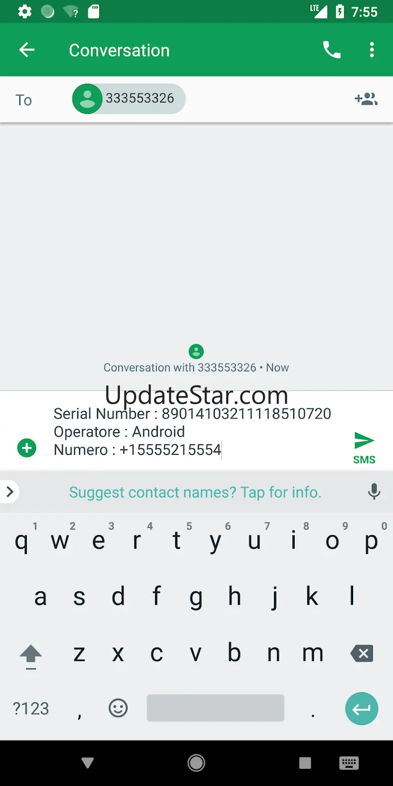 SIM serial number ICCID XXII