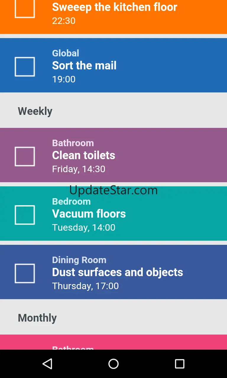 House Cleaning Organizer 0.0.7