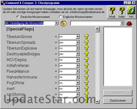 C&C 3: Cheatprogramm 1.4