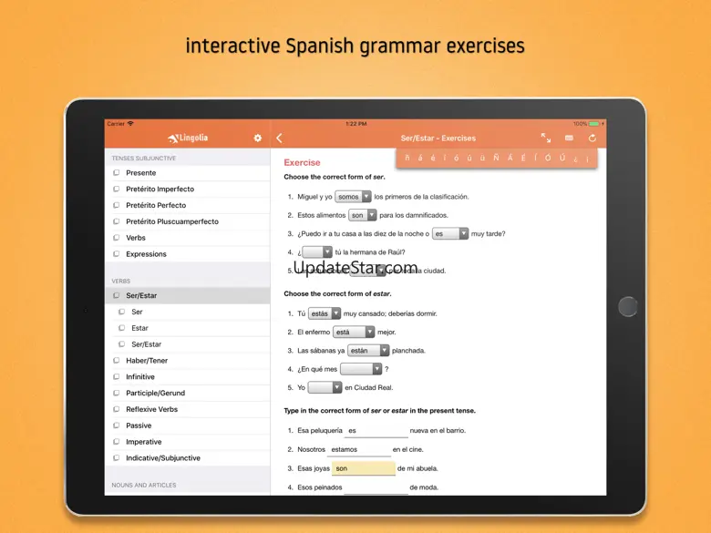 Lingolia Spanish Grammar 3.3.1