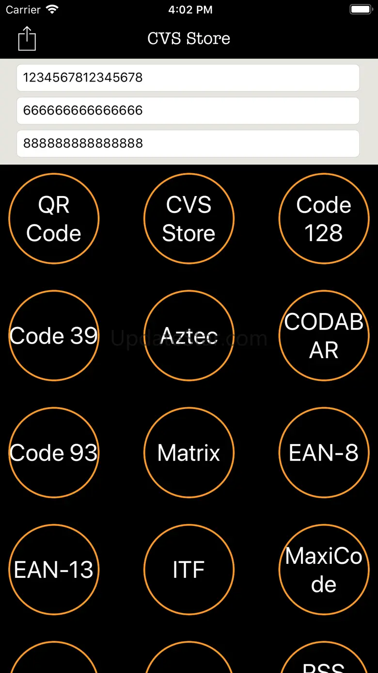 Barcode Generator CVS 1.1