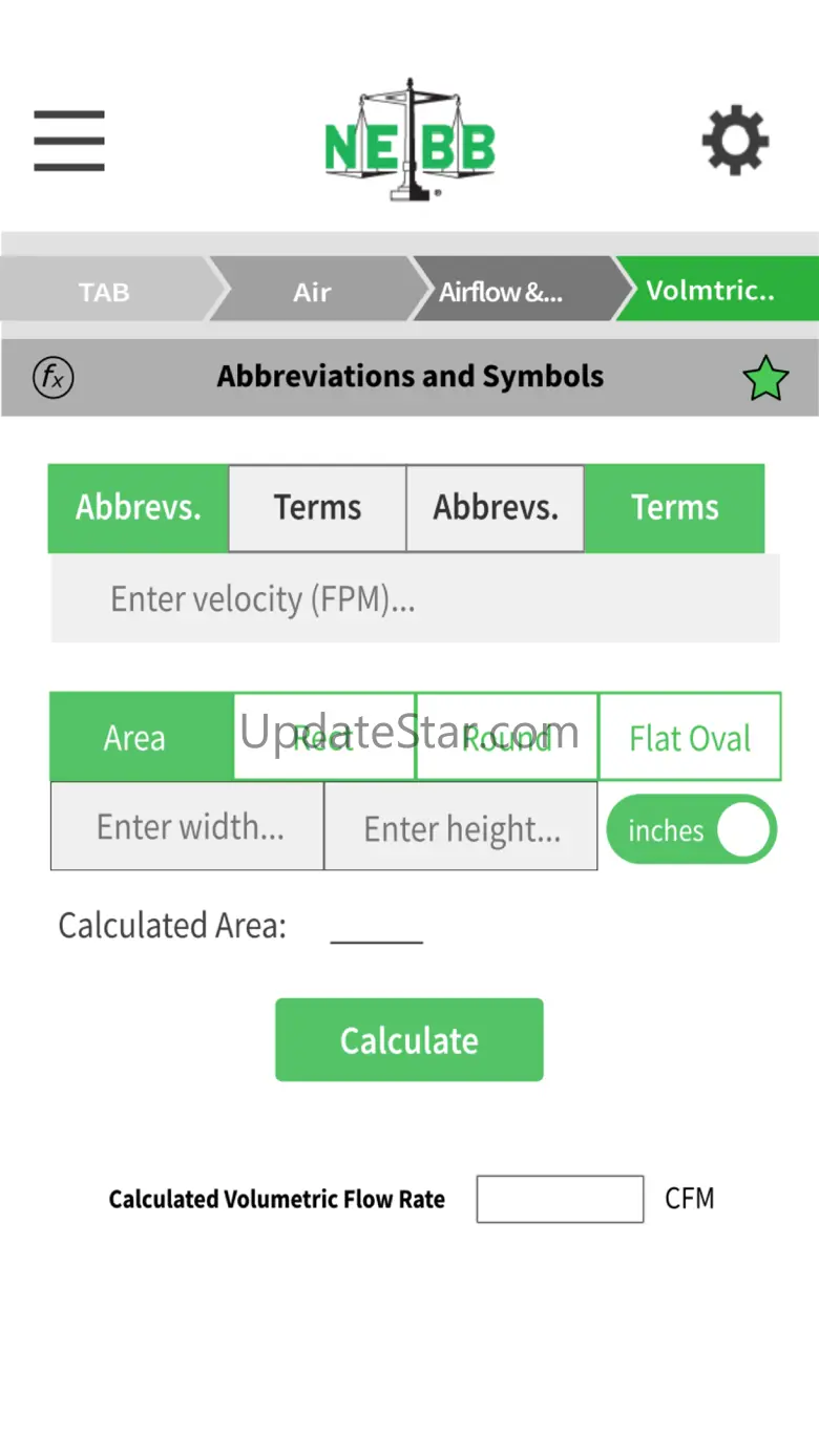 NEBB Calculator Version 16
