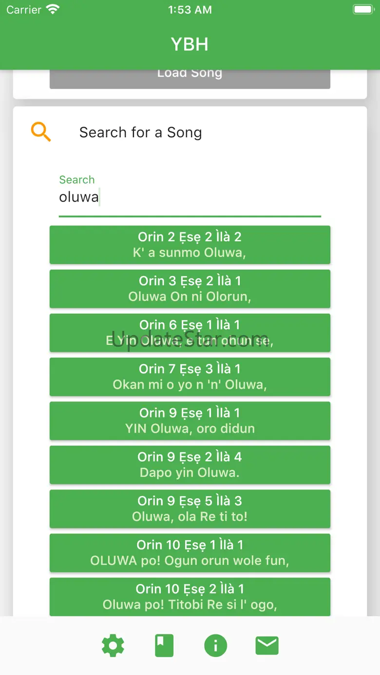 YBH: Yoruba Baptist Hymns 2.2.0