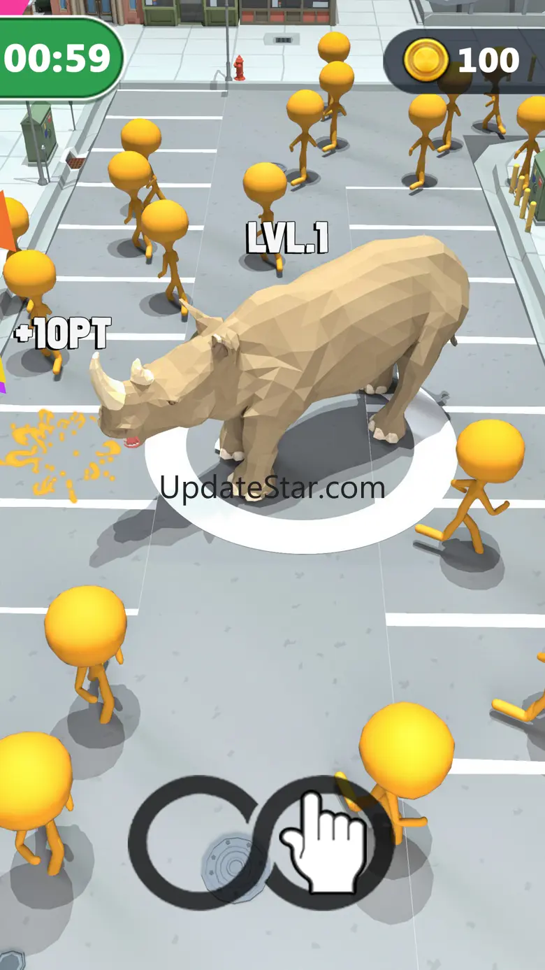 Rhino Rampage: City Simulator 1.0