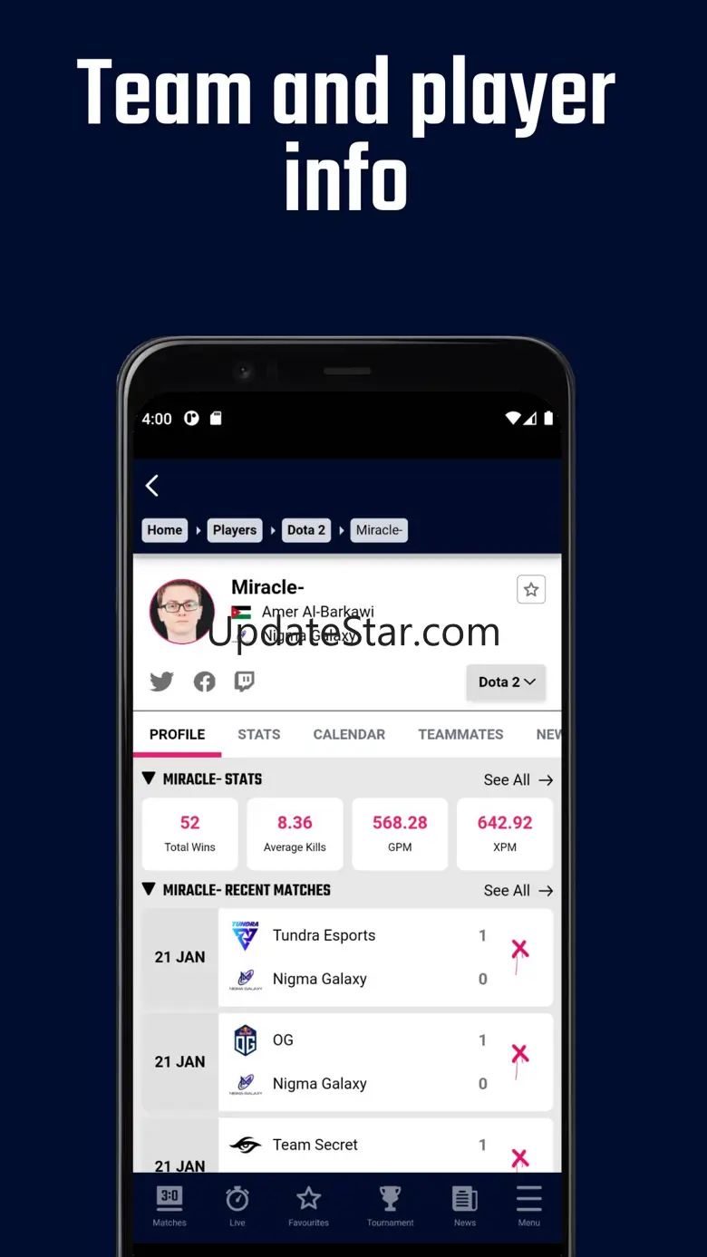 1337PRO: eSport Scores & Stats 1.3.1