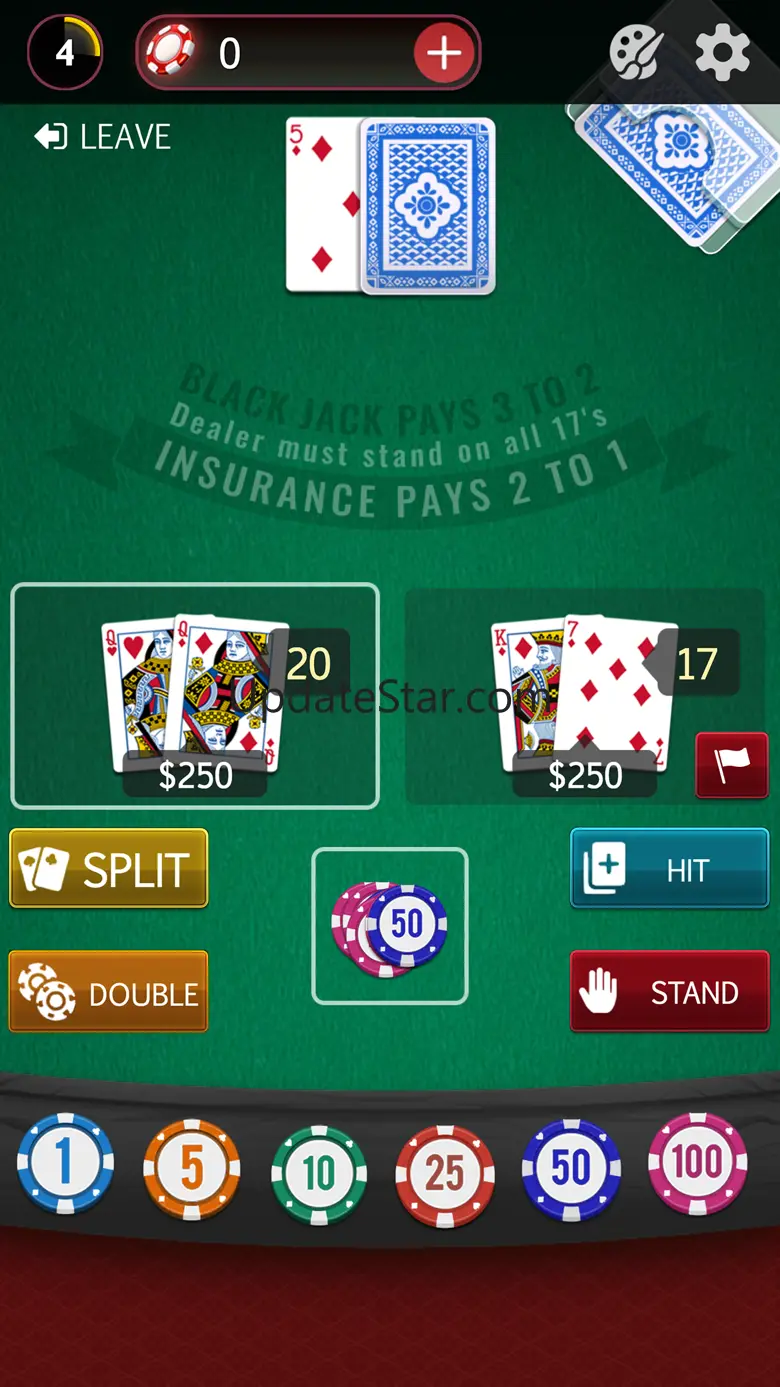 Blackjack 21: Casino Game 1.7