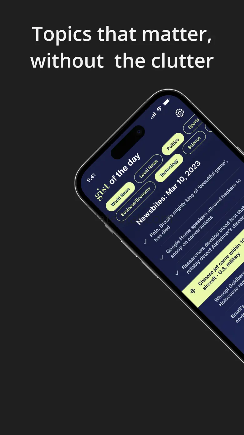 gist: Audio News Summaries 2.3