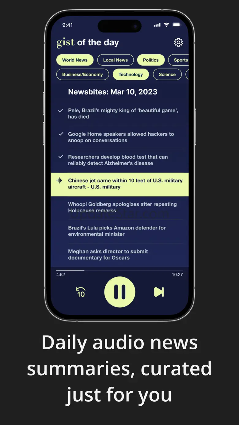 gist: Audio News Summaries 2.3