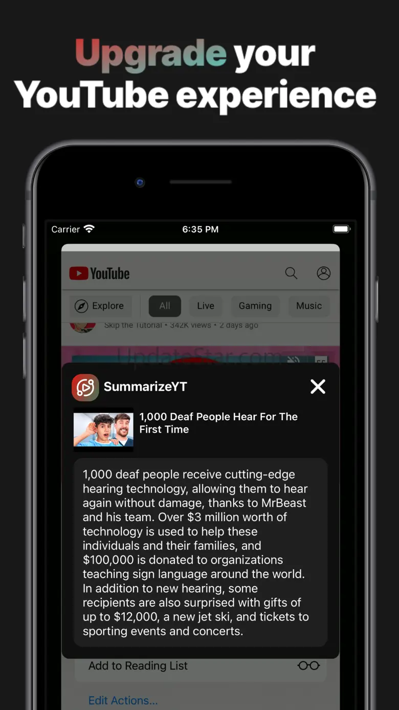 SummarizeYT AI YouTube Summary 1.1