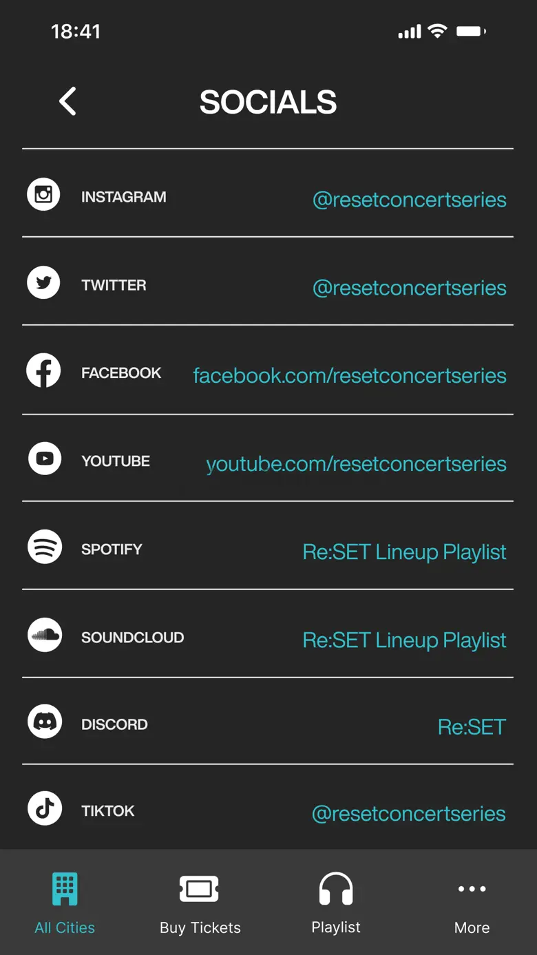 Re:SET Concert Series 1.1