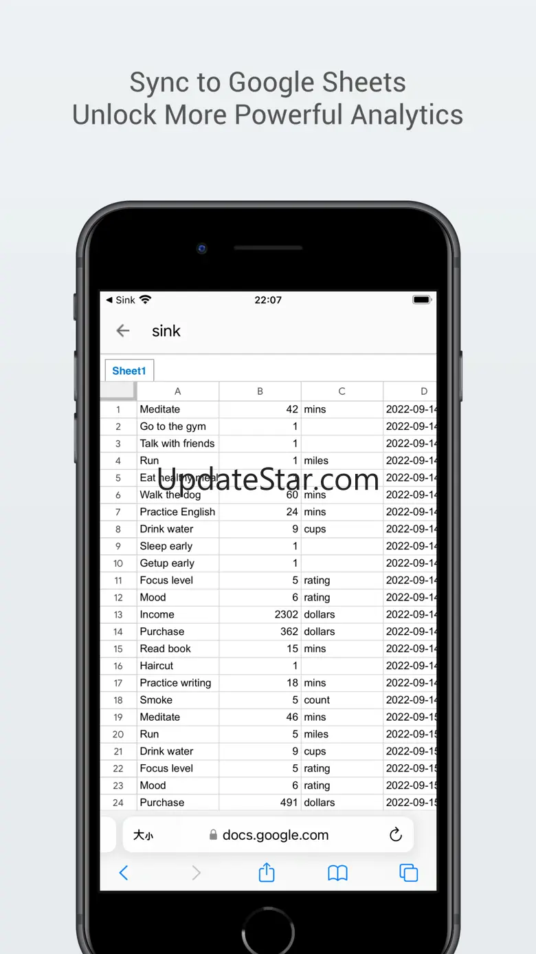Sink: Habit & Event Tracker 1.2.1
