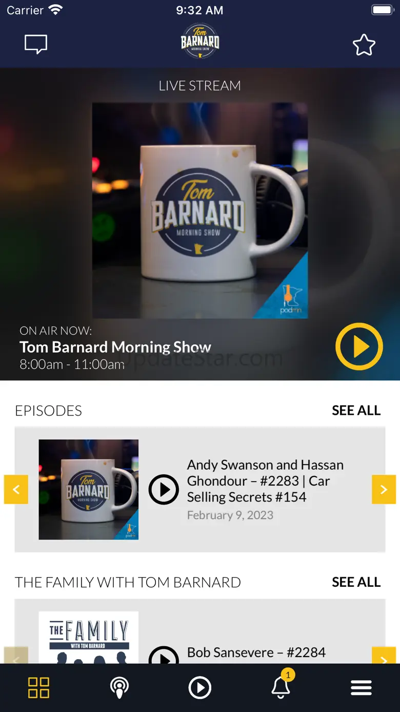 Tom Barnard Morning Show 2.0.9