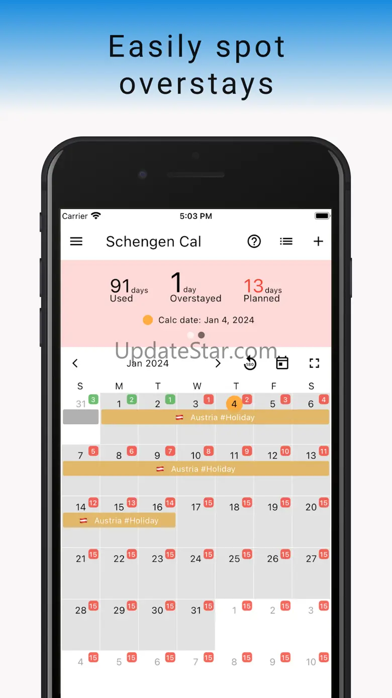 Schengen Calculator 1.2.6