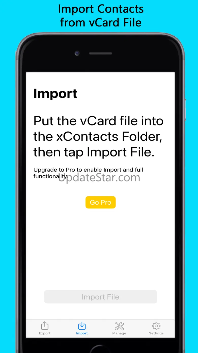 Export & Import Contacts 2.3