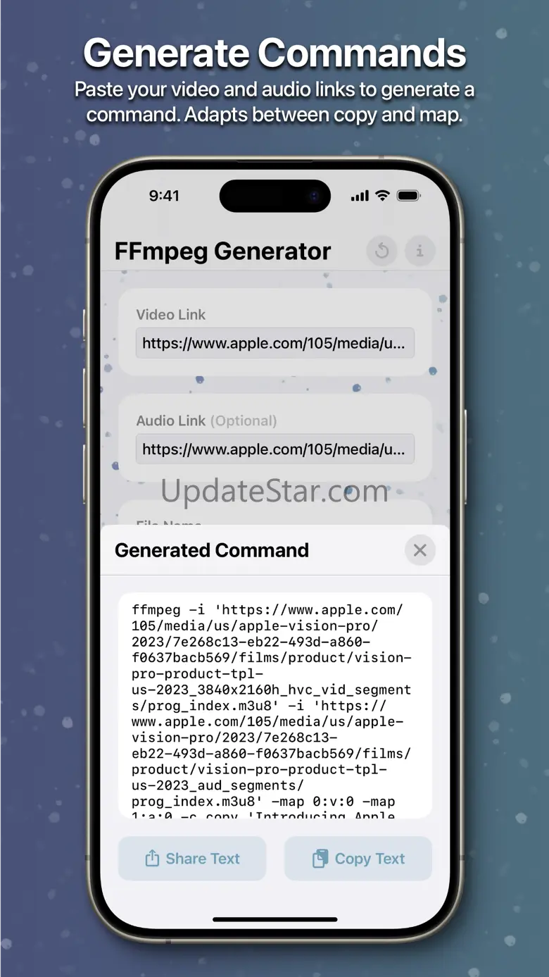FFmpeg Command Generator 2.1