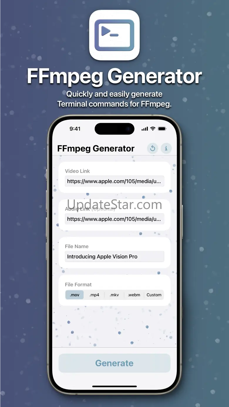FFmpeg Command Generator 2.1