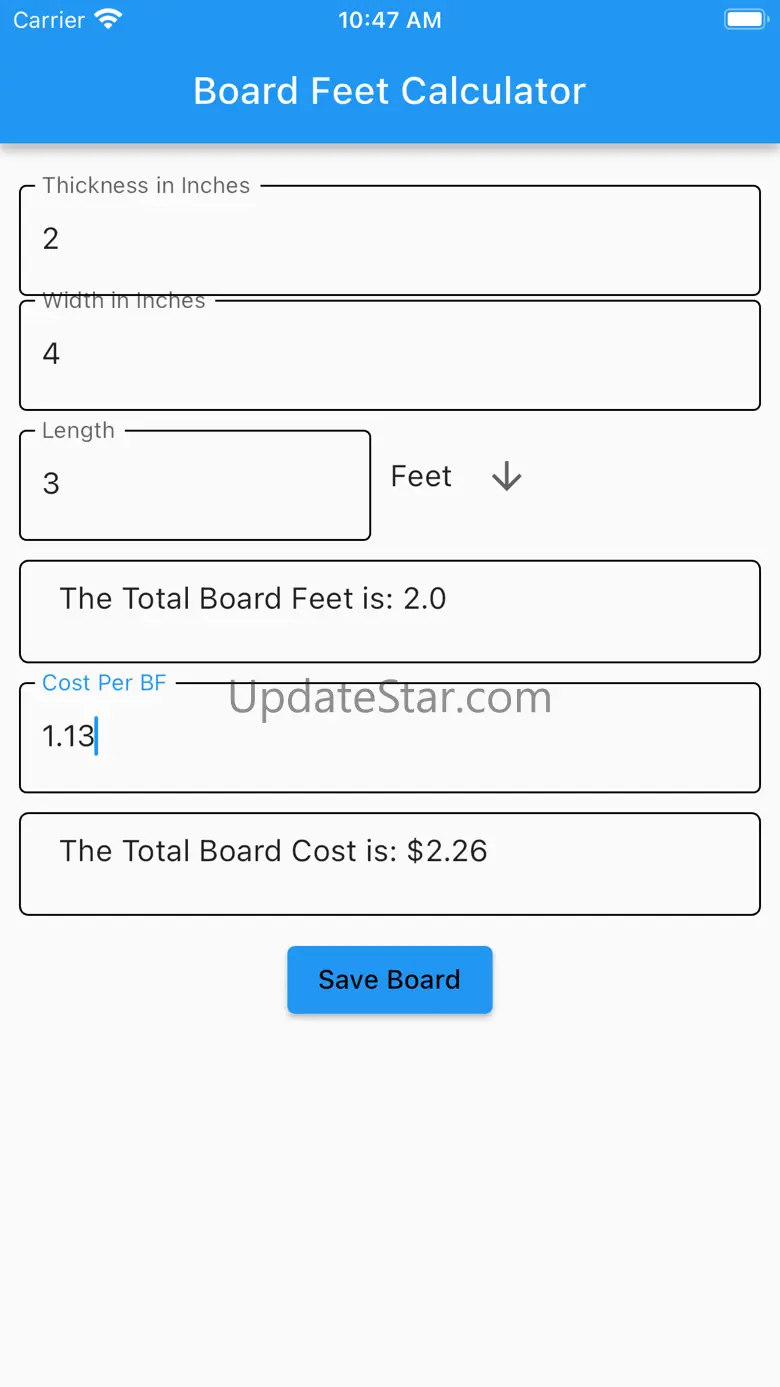 The Board Feet Calculator Marketing URL
