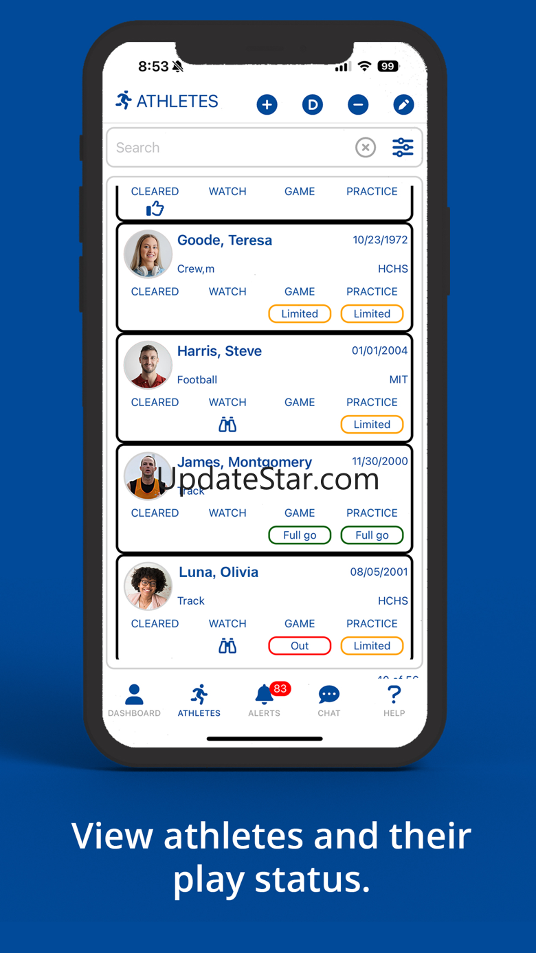 SportsWare Mobile V1.0.99