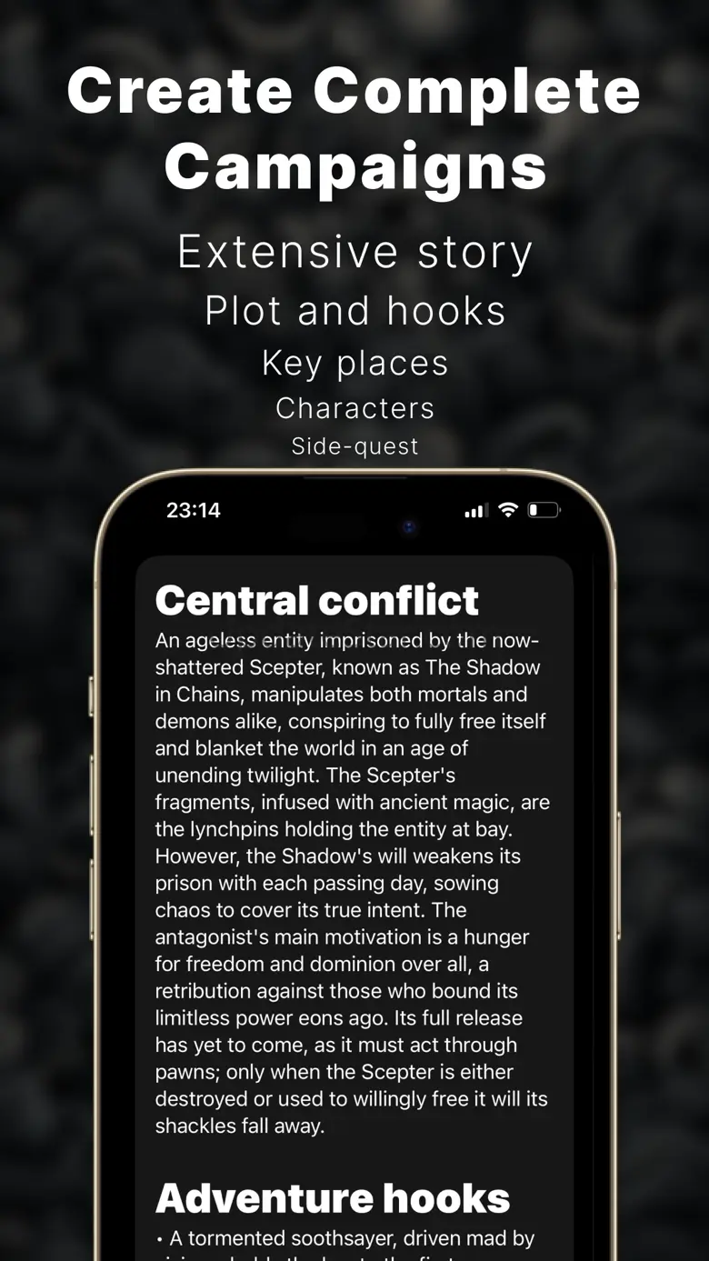 DnD: AI campaign generator 2.1.2