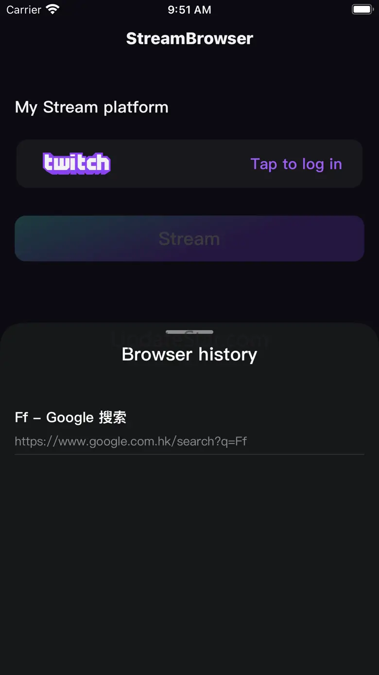 Stream Browser 1.3.4