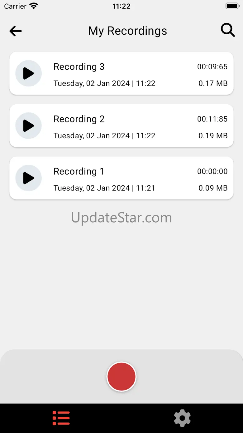 Voice Recorder with Memo 1.1.0