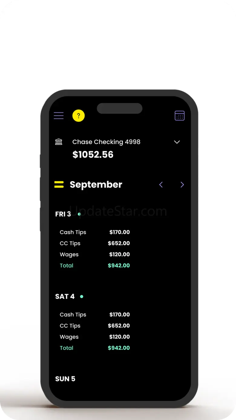 Balance: Cash & Tip Tracker 1.8.0