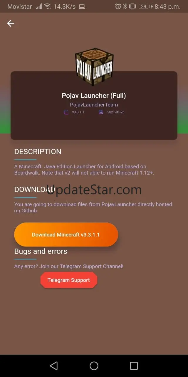 Pojav Launcher Manager 1.4.4