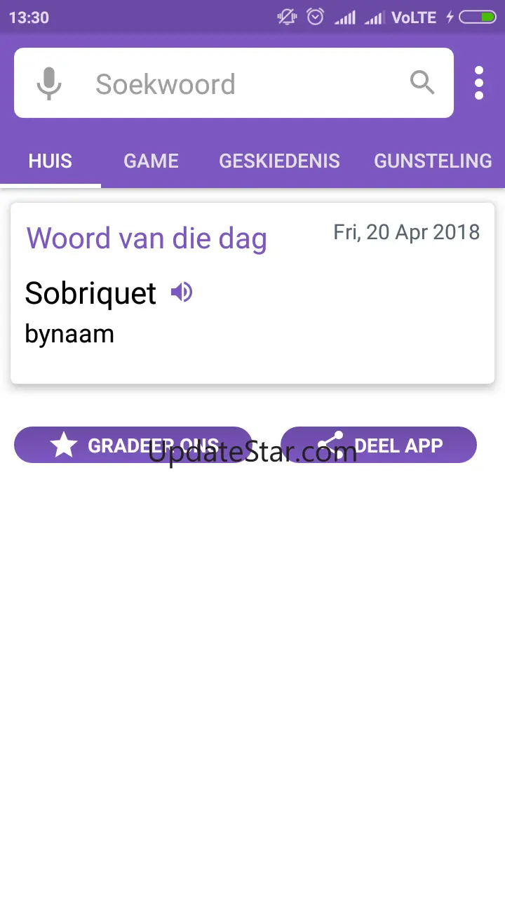 English To Afrikaans Dictionar 1.37.0
