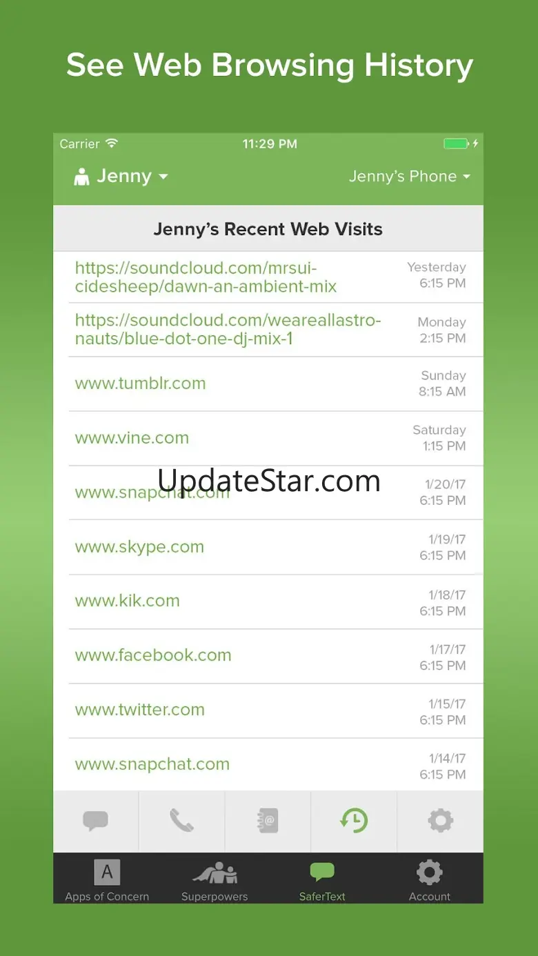 Text Monitoring Parental Contr 1.0.41