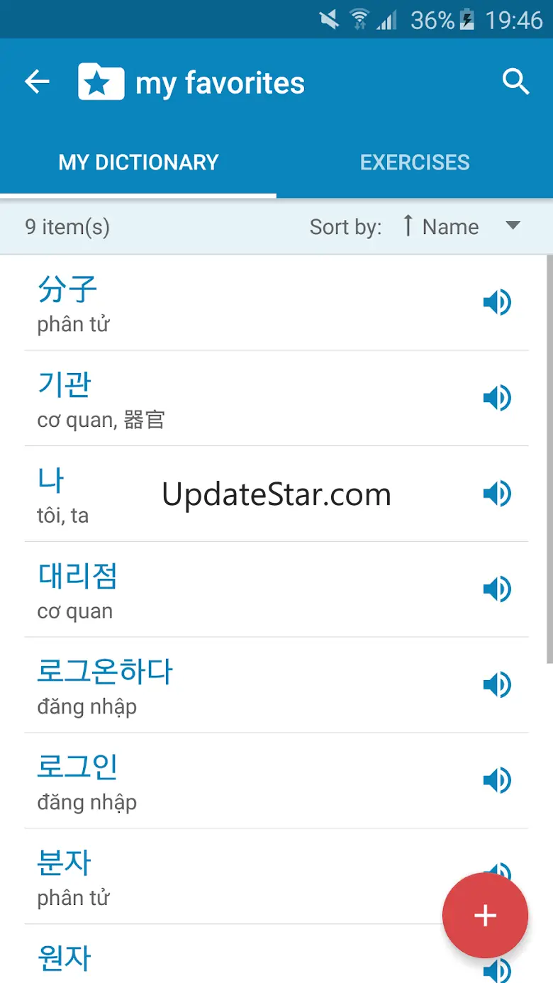 Korean-Vietnamese Dictionary 2.8.3