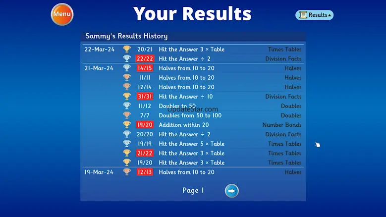 Hit the Button Math 1.2