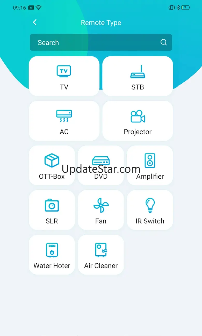 Ocrustar remote control 6.2.6