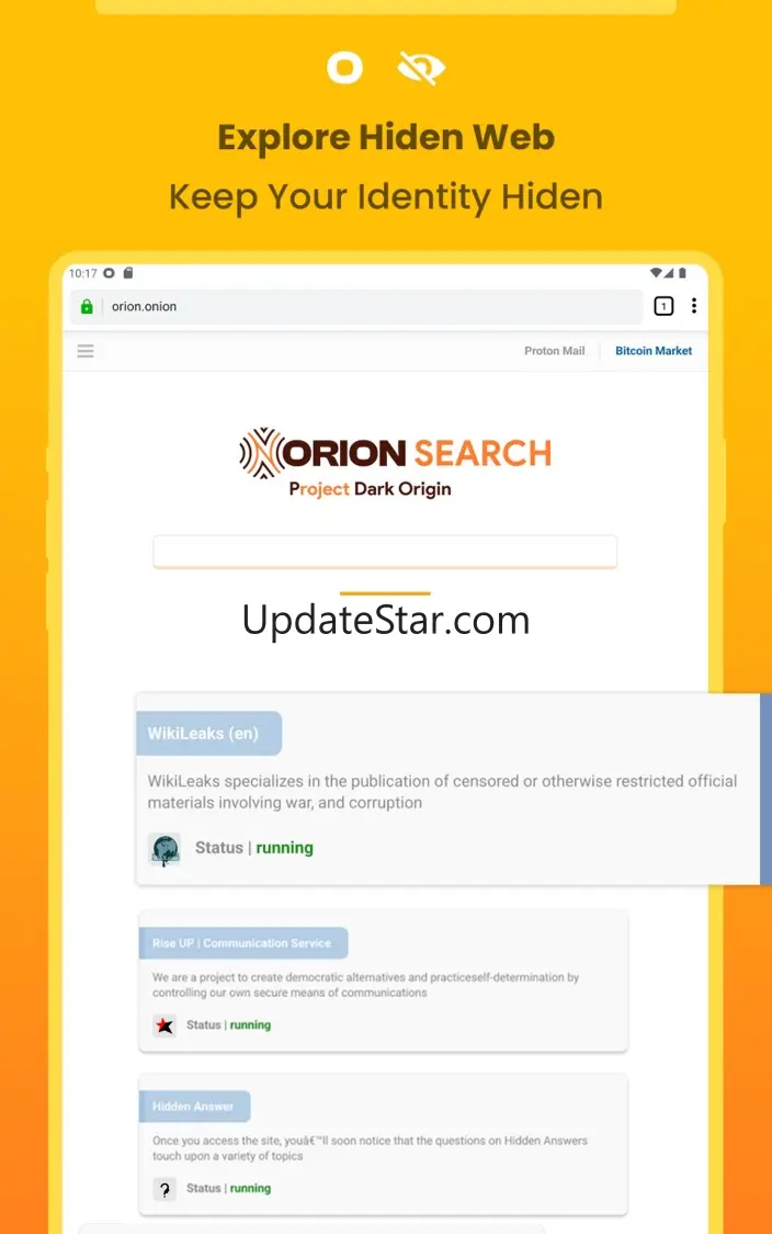 Orion Browser〡TOR Powered Build | Dark-Origin 2.3.7
