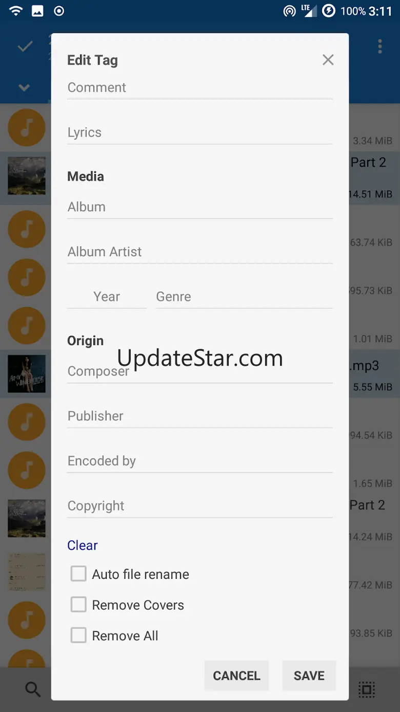 MiX Tagger - Tag Editor Add-on 1.12