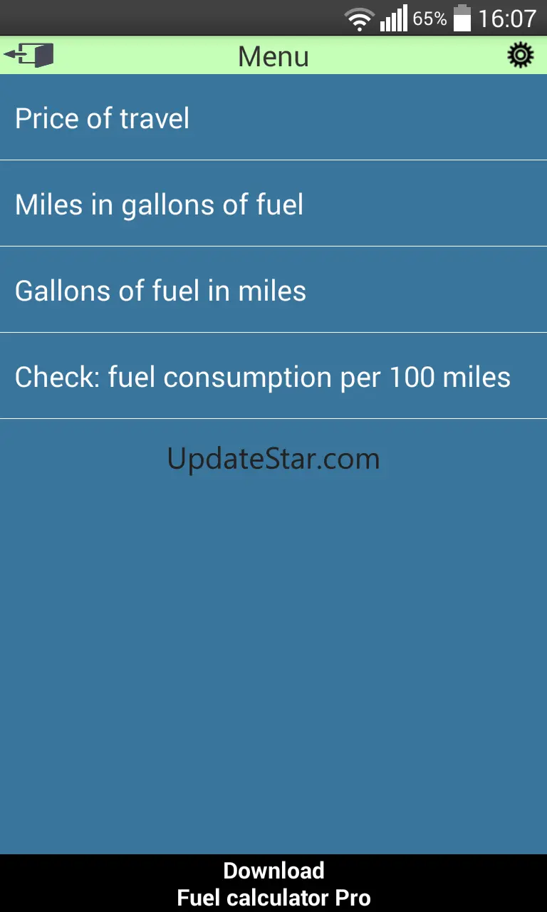 Fuel calculator Lite 1.7
