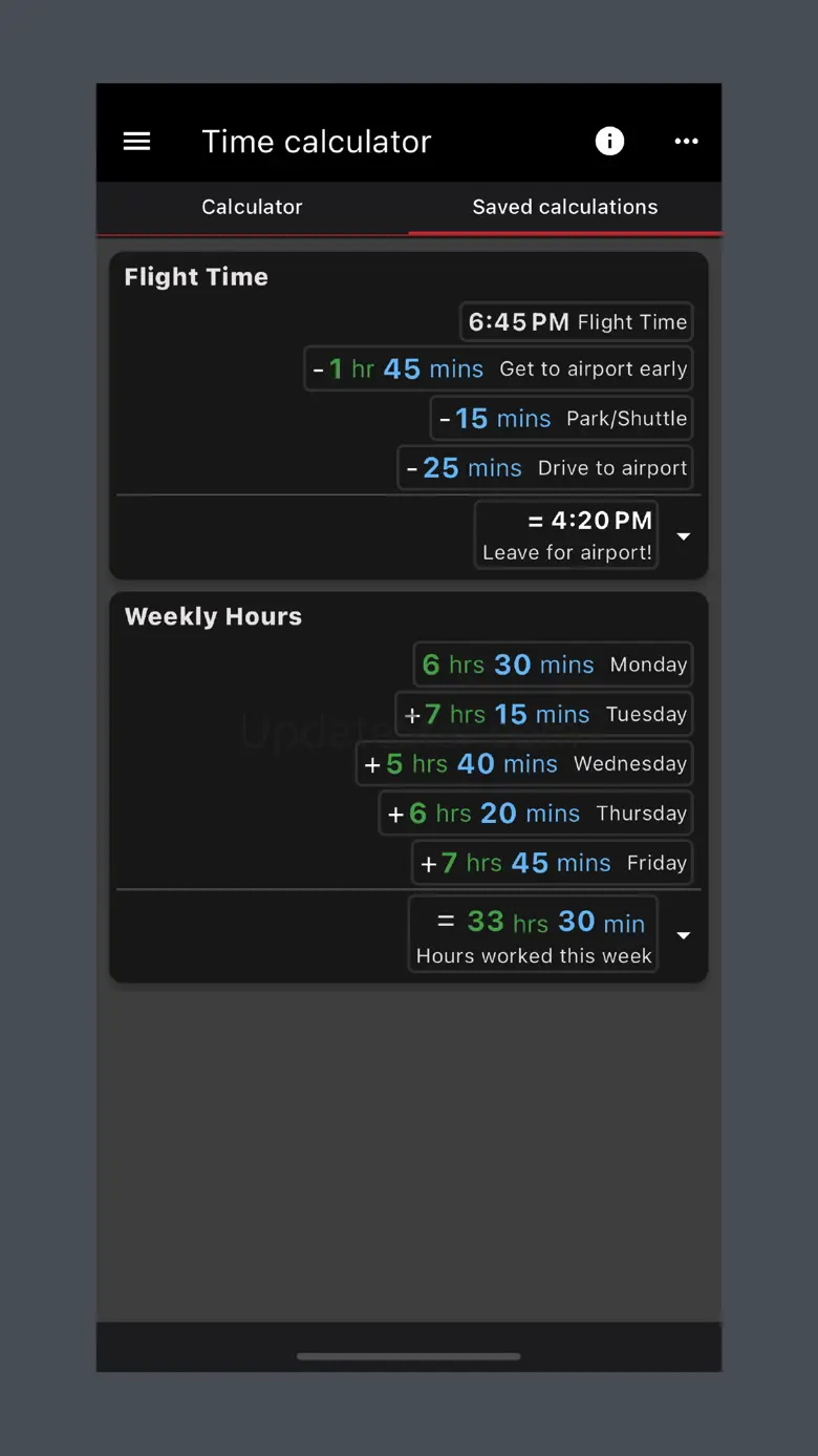 Time Calculator Tools 1.1.2
