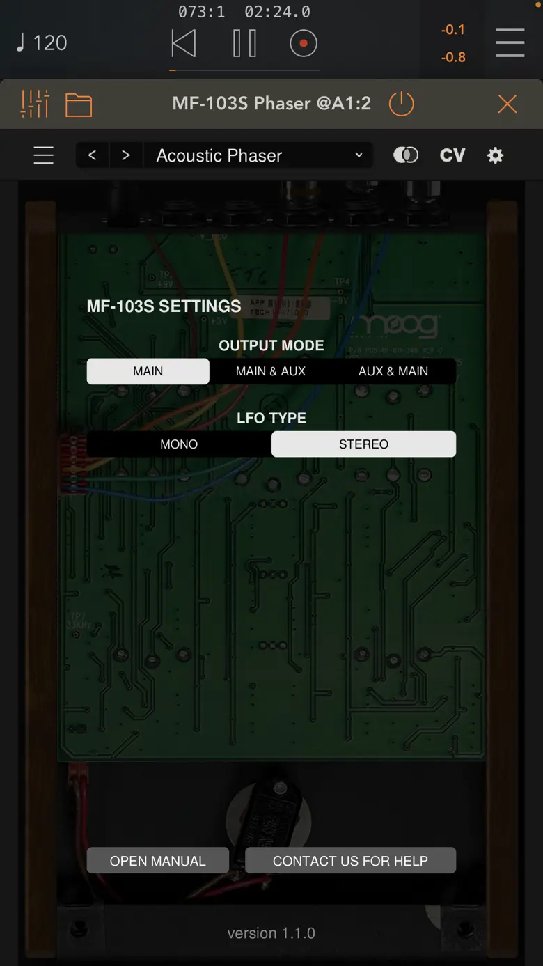 MF-103S 12-Stage Phaser 1.3.0