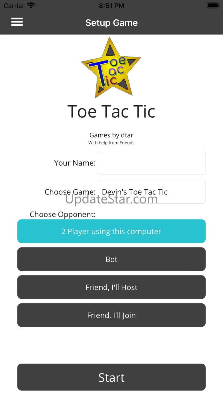 Toe Tac Tic Game 1.1.1