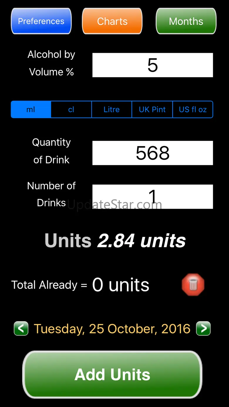 Alcohol Units Calculator 2.2.1
