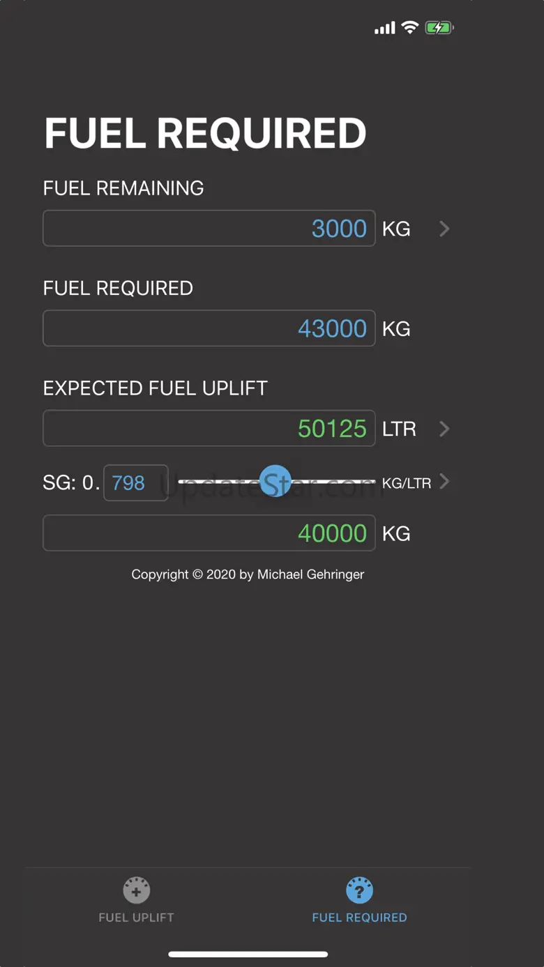 Fuel Uplift 7.7